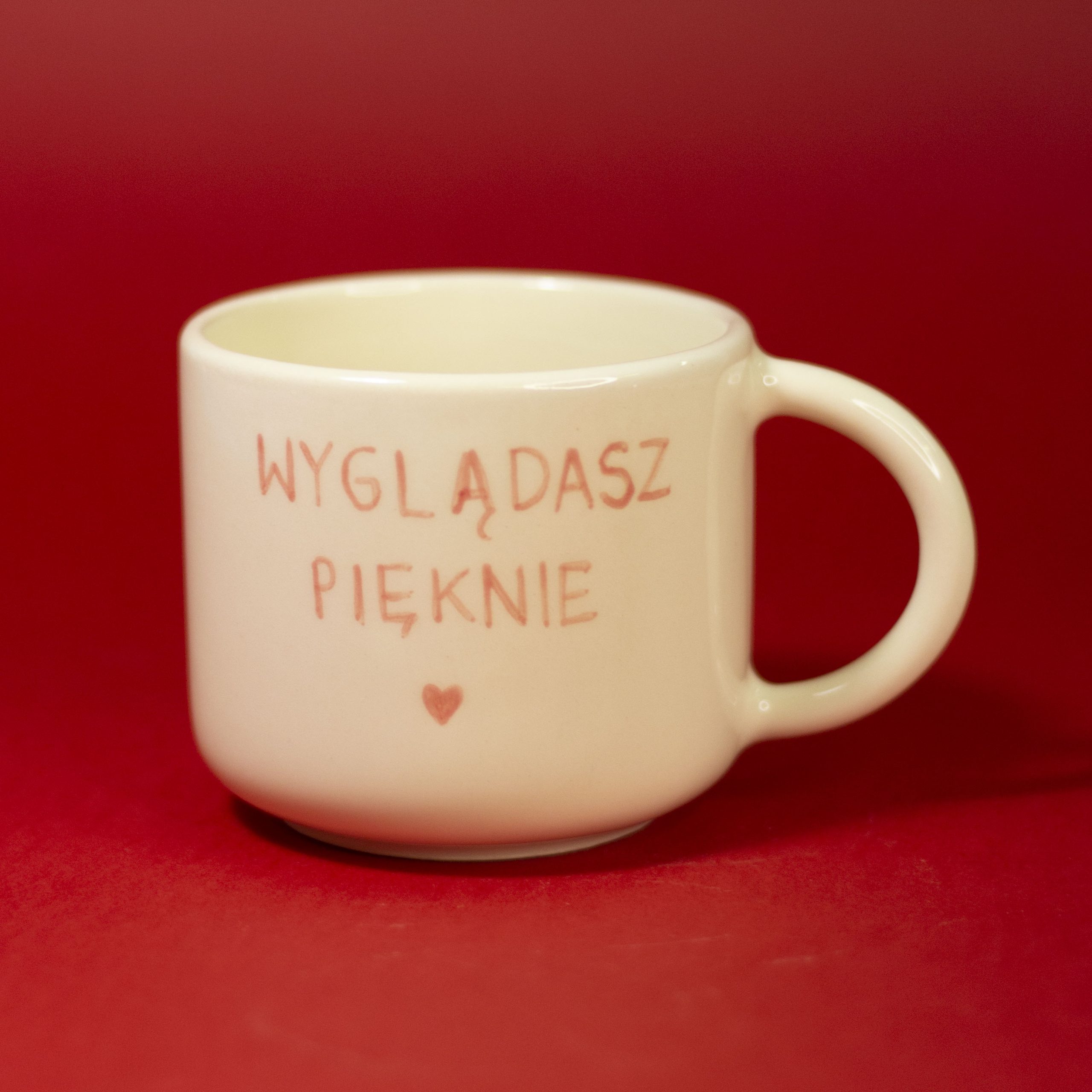 Kubek WYGLĄDASZ PIĘKNIE 300 ml - obrazek 5